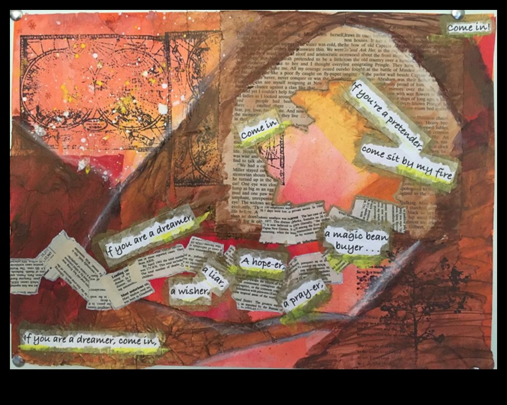 سحر الوسائط المختلطة: الاستكشافات الفنية ذات الطبقات