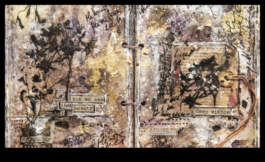 سحر الوسائط المختلطة: الاستكشافات الفنية ذات الطبقات