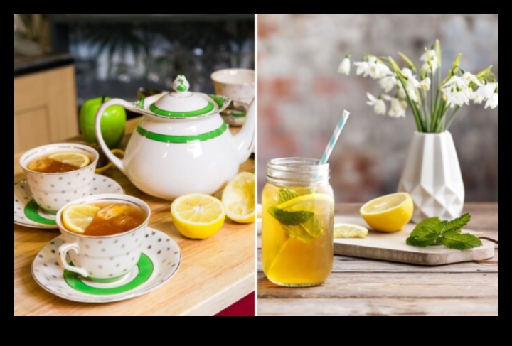 مغامرات الشاي الأخضر المثلج DIY: صياغة خلطات شاي فريدة ولذيذة