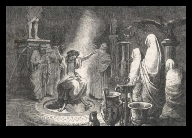 أوراكل الأولمبية: العرافة في الفن اليوناني القديم