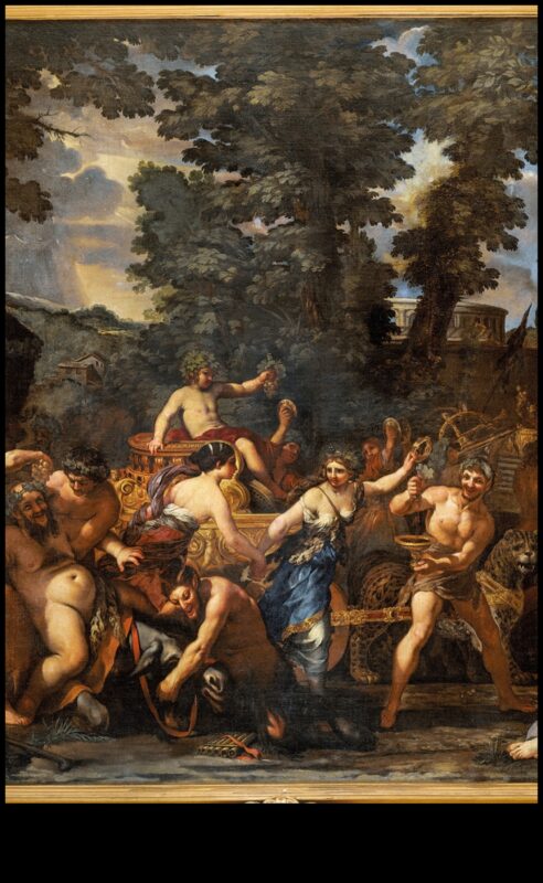 المسرات الديونيزية: النبيذ والاحتفالات في الفن اليوناني