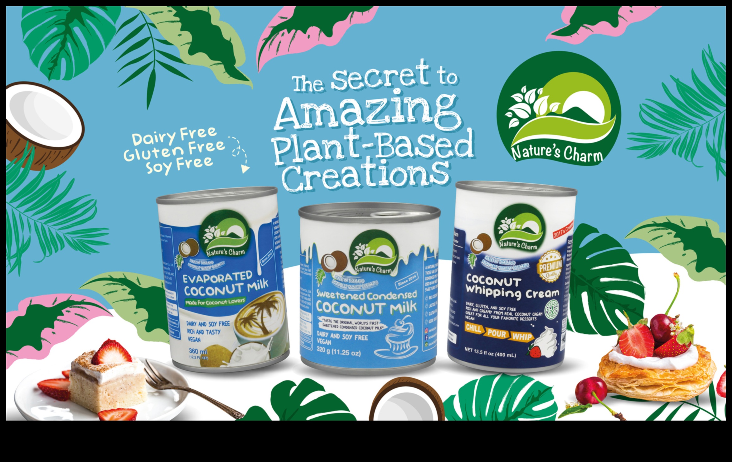 دسم وحالم: استكشاف عالم أصناف حليب جوز الهند