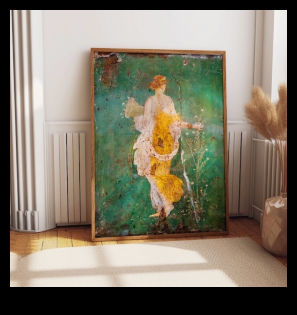 اللوحات الجدارية الزهرية: الزخارف النباتية في اللوحات الجدارية الرومانية