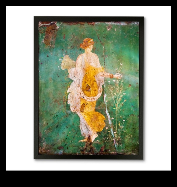 اللوحات الجدارية الزهرية: الزخارف النباتية في اللوحات الجدارية الرومانية