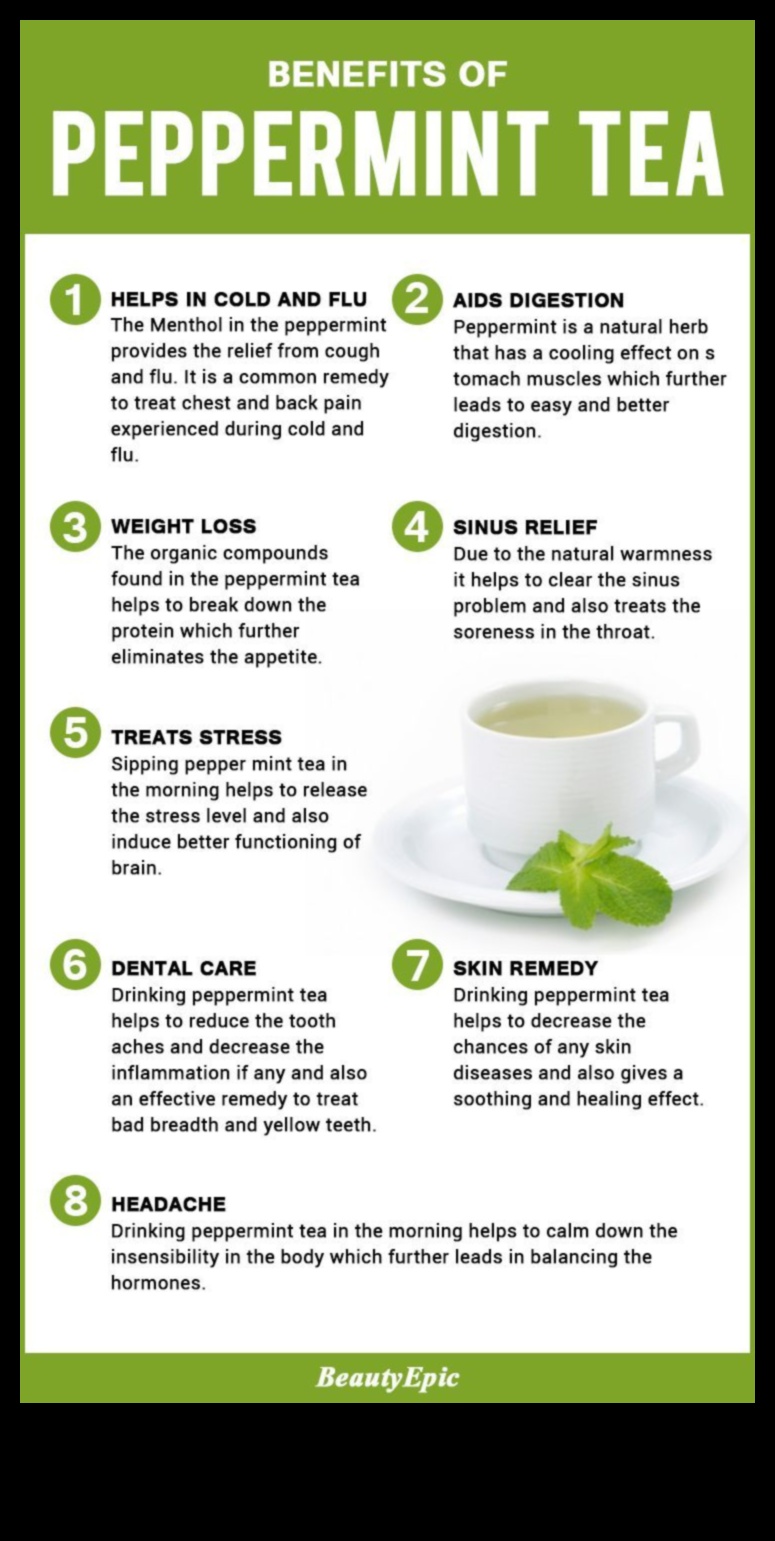 ارتشف وهدئ: اكتشاف التأثيرات المهدئة لشاي النعناع